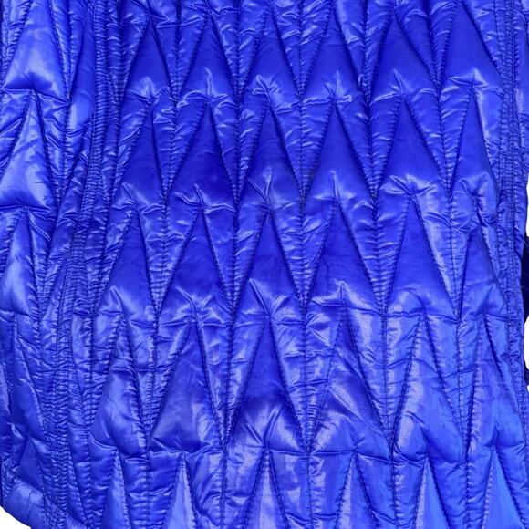 Skea Ltd Cobalt Blue Goose Down Packable Puffer Jacket Womens 12 Winter Ski Coat - Picture 13 of 13